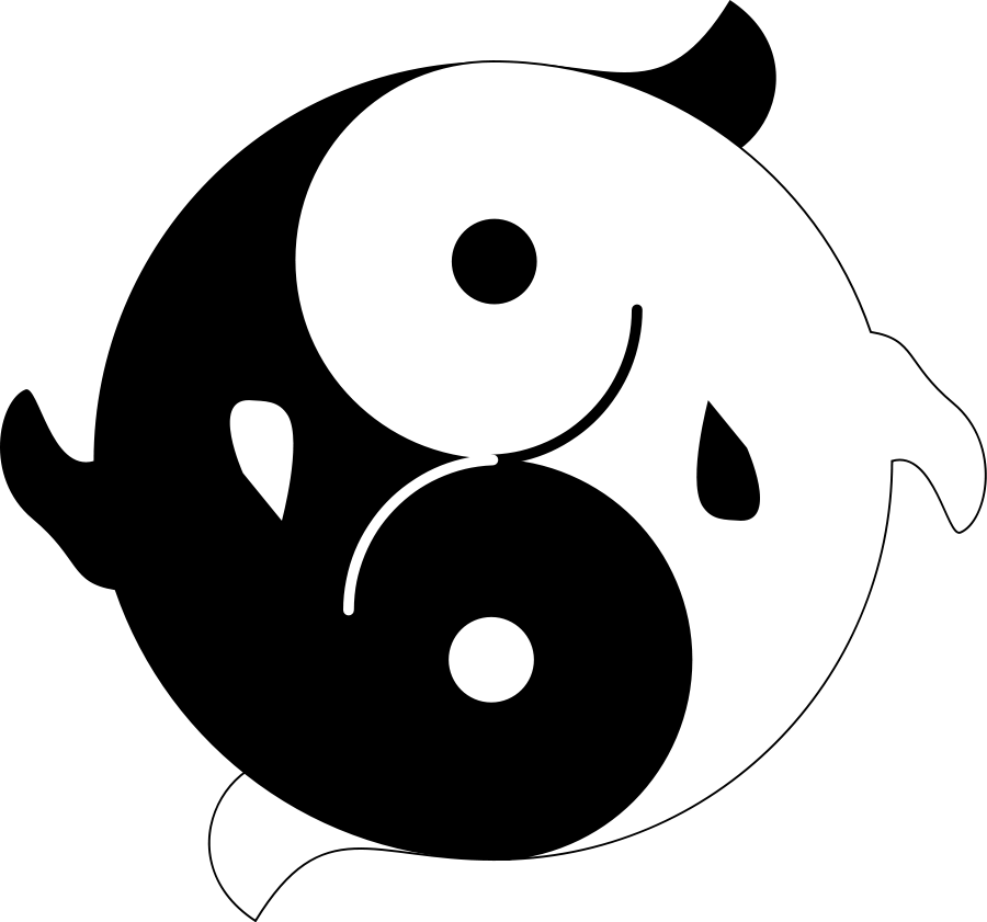 Christian Fish Clipart Download - Peces Del Yin Yang Transparent PNG - 900x841 - Free Download on - Fish Transparent PNG Free Download