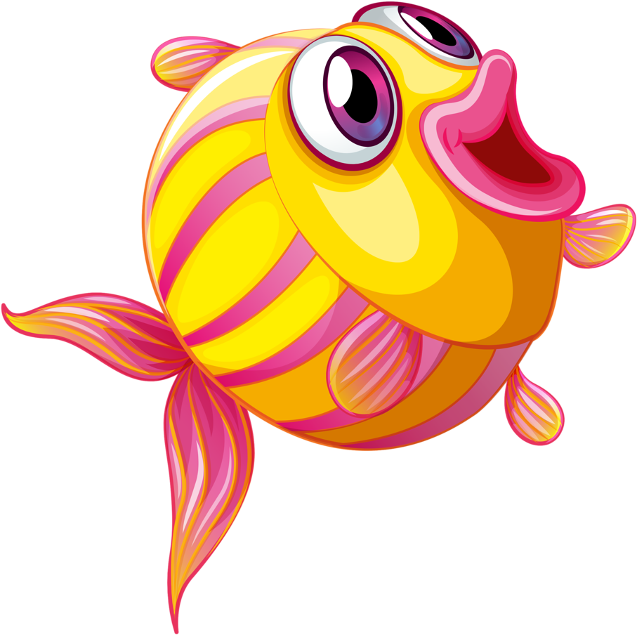 Royalty-free Clipart Illustration Of A Digital Collage - Fish Clipart Happy Transparent PNG - 1024x1019 - Free Download on - Fish Transparent PNG Free Download