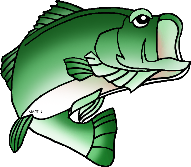 United States Clip Art By Phillip Martin, Tennessee - Fresh Water Fish Clipart Transparent PNG - 648x571 - Free Download on - Fish Transparent PNG Free Download