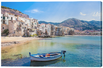 Old Harbor With Wooden Fishing Boat In Cefalu, Sicily - Poster: Todorovic's Beautiful Old Harbor With Wooden Transparent PNG - 400x400 - Free Download on - Fish Transparent PNG Free Download