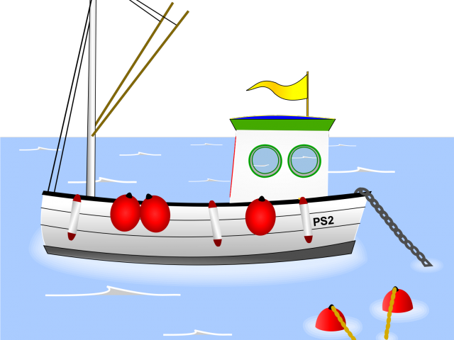 Fishing Boat Clipart Watercraft - My Travel Diary: Kids Travel Journal Transparent PNG - 640x480 - Free Download on - Fish Transparent PNG Free Download