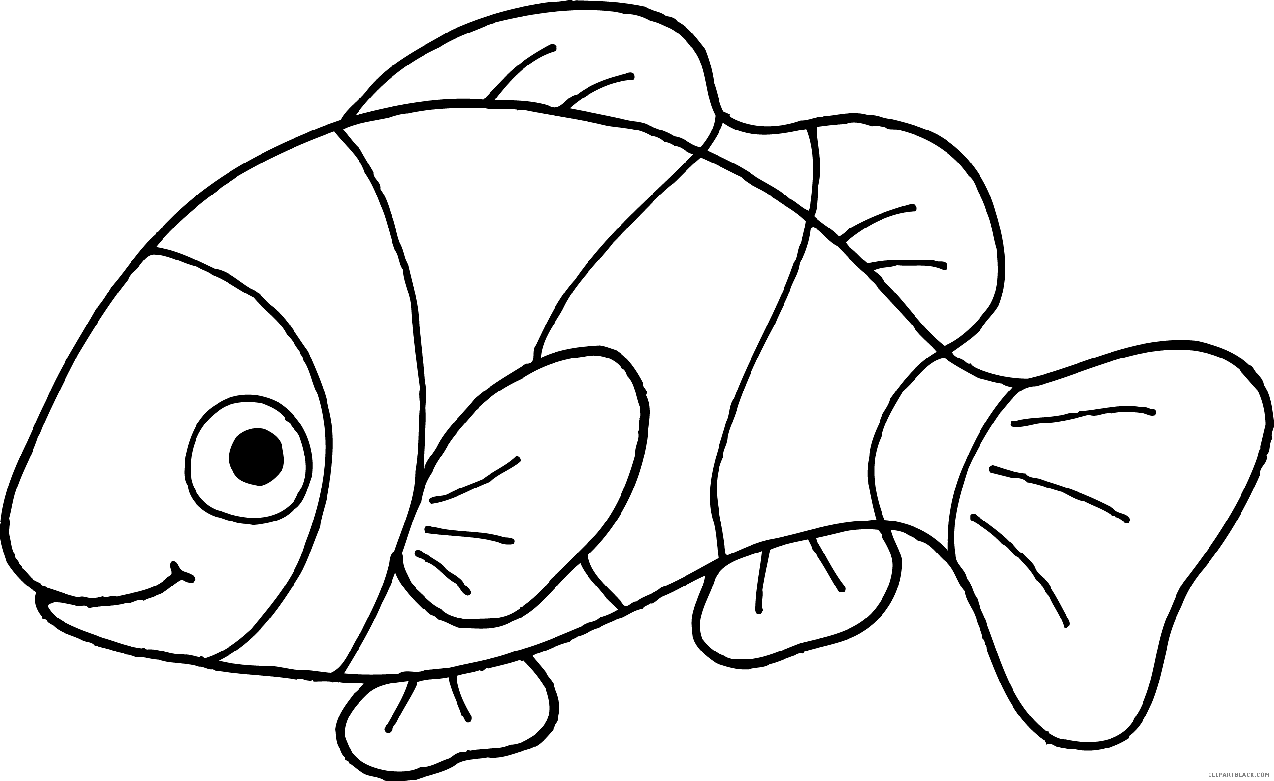 Fish Clip Art Free Black And White - Fish Black And White - Free Transparent PNG Clipart Images Download. - Fish Transparent PNG Free Download