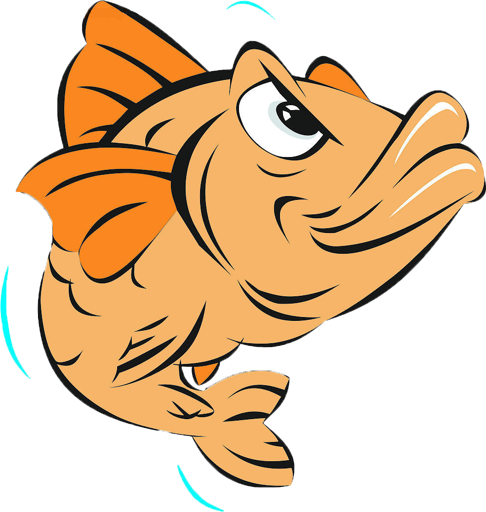 Free Fish Cartoon Clipart - Angry Cartoon Fish Png Transparent PNG - 1600x1400 - Free Download on - Fish Transparent PNG Free Download