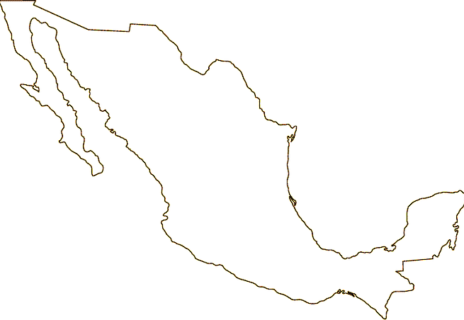 Mexico Bass Fishing, Bass Fishing Mexico,lake Aguamilpa - Mexico Map Outline Transparent PNG - 655x452 - Free Download on - Fish Transparent PNG Free Download
