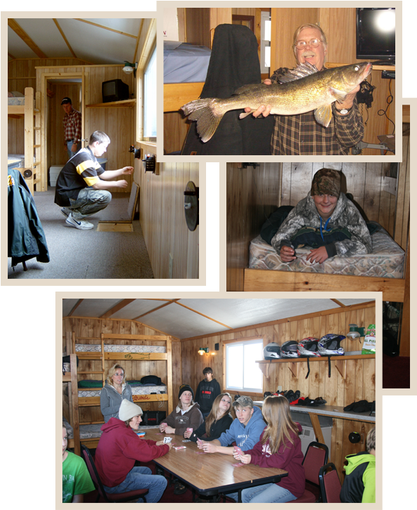 Our Deluxe Houses Features - Ice Fishing House Rentals Transparent PNG - 653x787 - Free Download on - Fish Transparent PNG Free Download