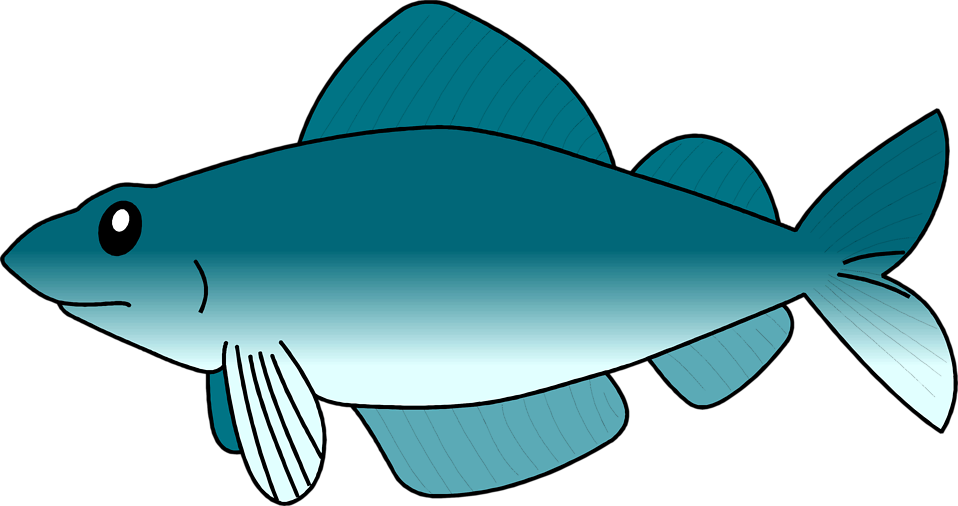 Fish Free Stock Photo Illustration Of A Blue Fish - Fish Clip Art Transparent - Free Transparent PNG Clipart Images Download. - Fish Transparent PNG Free Download