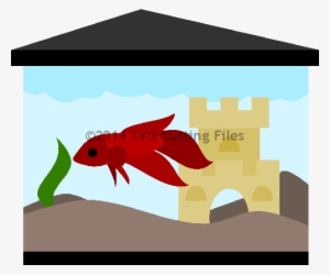 #pp-2064 Beta Fish Tank - Cartoon Transparent PNG - 500x417 - Free Download on - Fish Transparent PNG Free Download