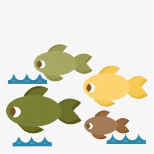 Fish Group Svg Scrapbook Cut File Cute Clipart Files - Scrapbooking Transparent PNG - 432x432 - Free Download on - Fish Transparent PNG Free Download