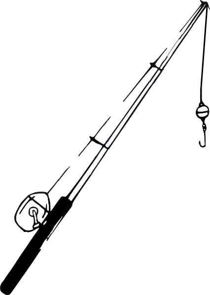 Black And White Download Pokemon Free On - Fishing Rod Clip Art Transparent PNG - 426x599 - Free Download on - Fish Transparent PNG Free Download