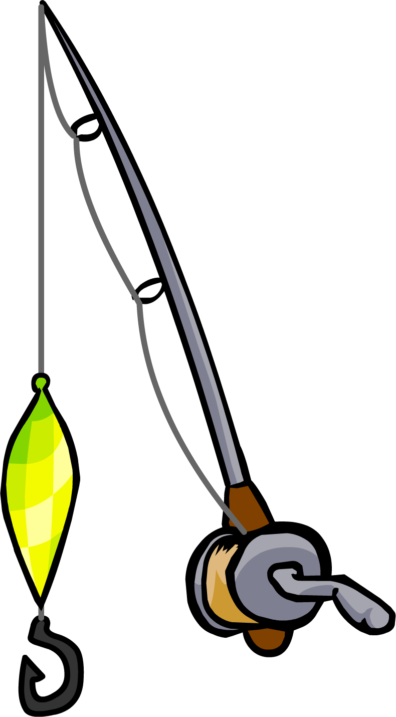 Flashing Lure Fishing Rod - Easy Fishing Pole Drawing Transparent PNG - 790x1430 - Free Download on - Fish Transparent PNG Free Download