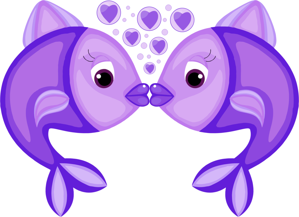Fishing Rods Kissing Gourami Sticker - Fish In Love Cartoon Transparent Transparent PNG - 1032x750 - Free Download on - Fish Transparent PNG Free Download