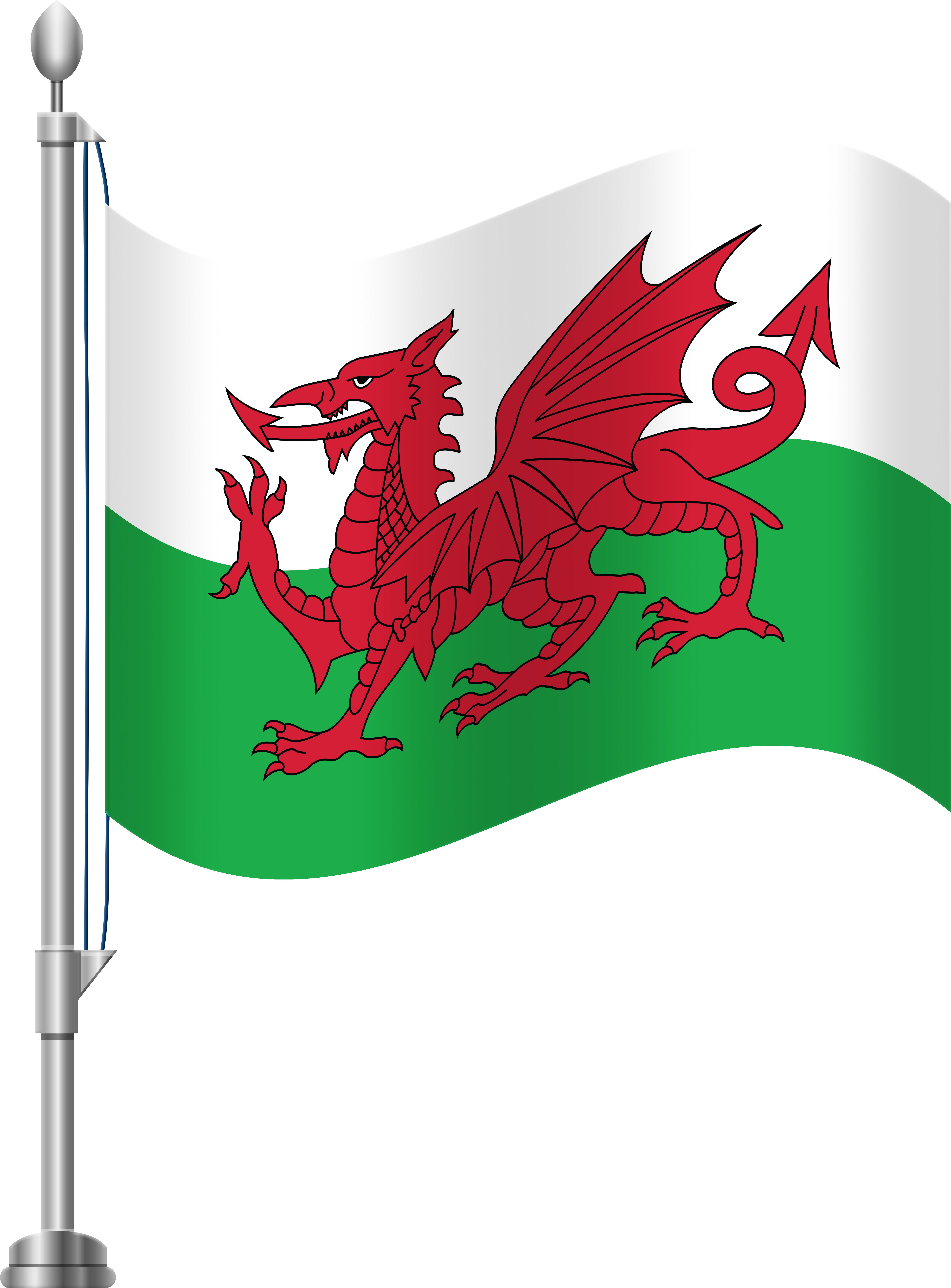 Wales Flag Png Clip Art, Transparent - Fish Transparent PNG Free Download