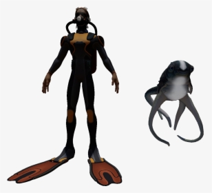 Cute Fish Size Comparison - Dry Suit, HD Png Download - Fish Transparent PNG Free Download