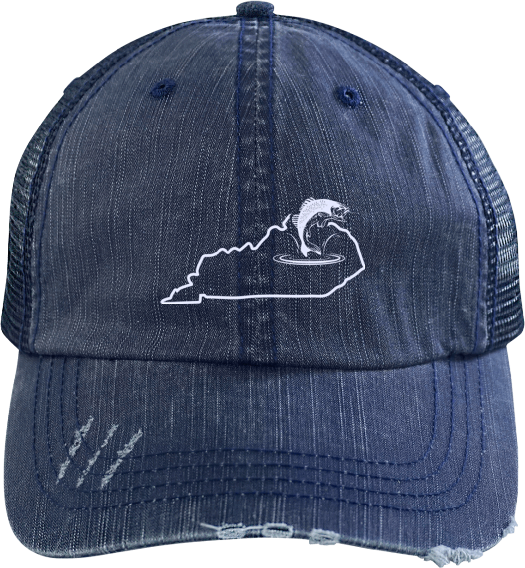 Largemouth Bass Fishing Hat Kentucky Black Bass Fishing - Audi Distressed Unstructured Trucker Cap Transparent PNG - 1155x1155 - Free Download on - Fish Transparent PNG Free Download
