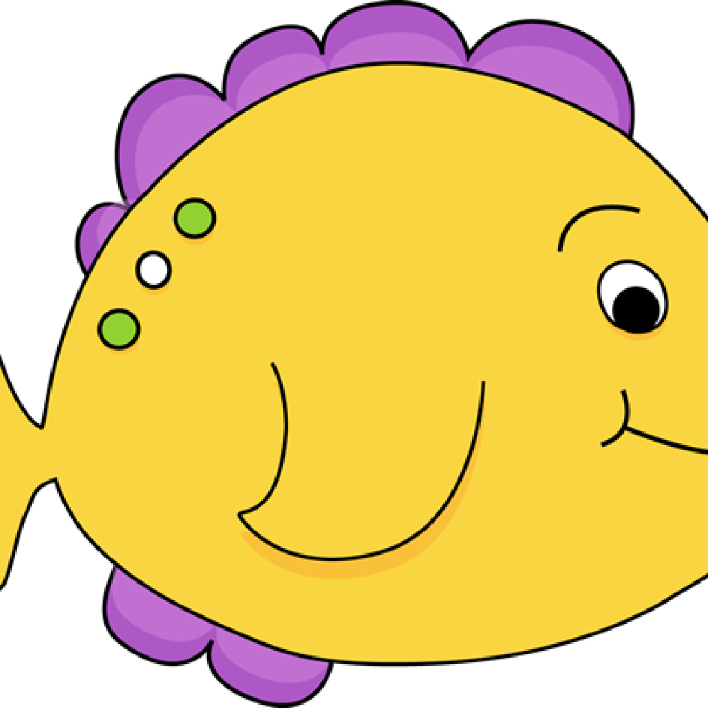 Fish Cliparts Fish Cliparts Purple Cartoon Fish Yellow - Cute Cartoon Fish Transparent PNG - 1024x1024 - Free Download on - Fish Transparent PNG Free Download