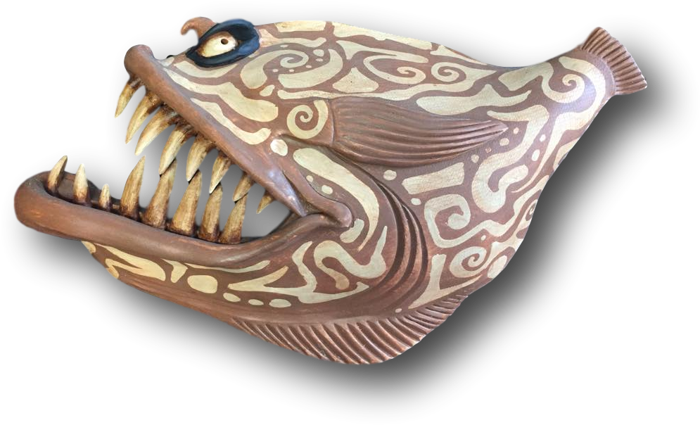 Giant Tribal And Toothy Fish With Attitude - Fang Transparent PNG - 1064x1064 - Free Download on - Fish Transparent PNG Free Download
