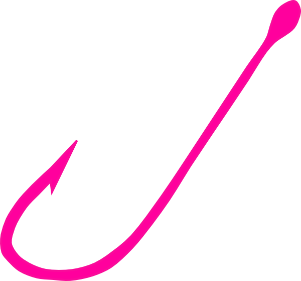Fishing Hook Clip Art - Pink Fishing Pole Clipart Transparent PNG - 600x559 - Free Download on - Fish Transparent PNG Free Download