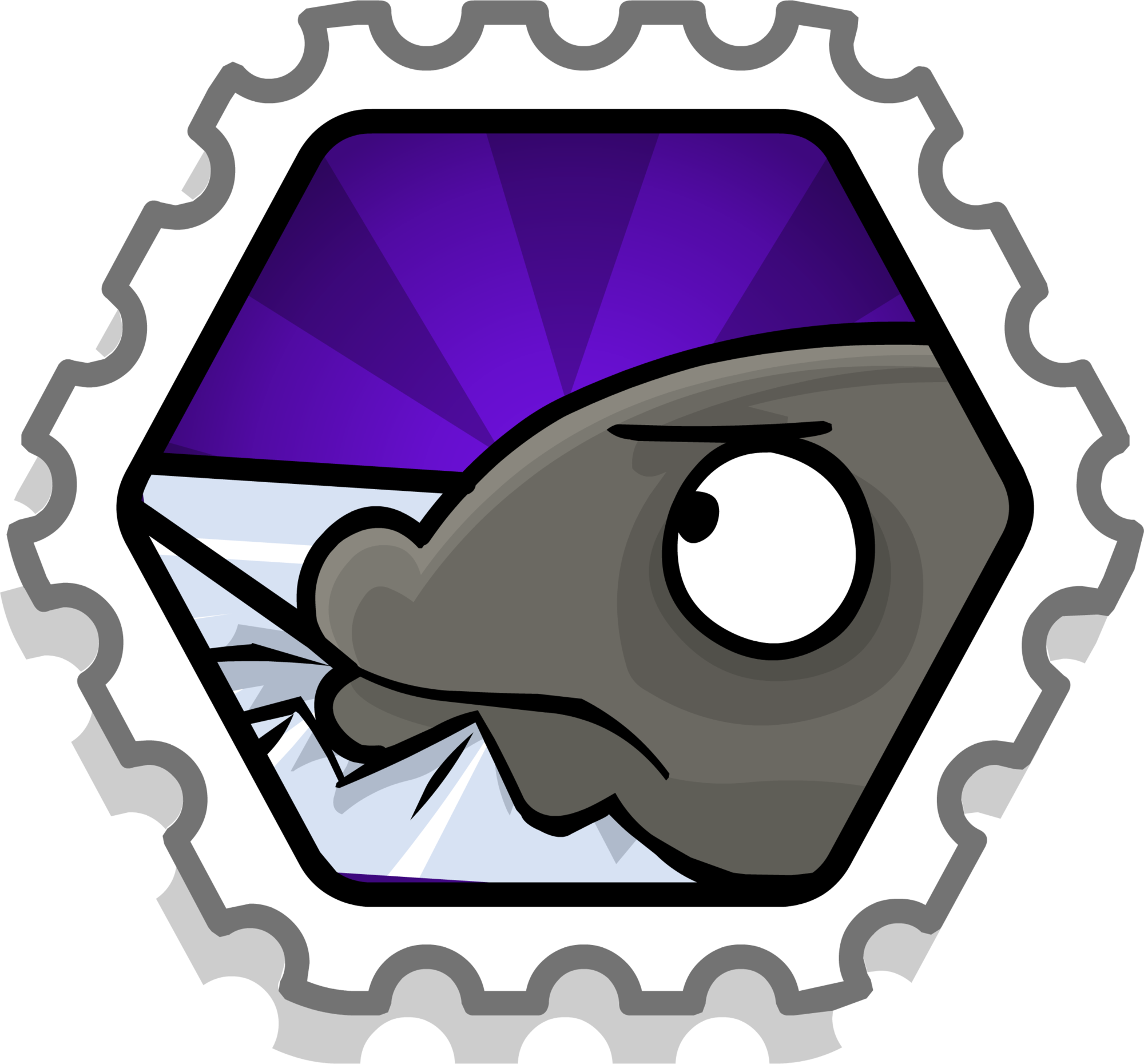 Rare Mullet Stamp - Club Penguin Ice Fishing Shock King Transparent PNG - 2000x1860 - Free Download on - Fish Transparent PNG Free Download