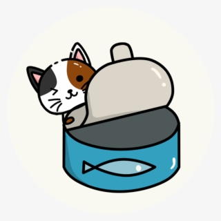 Cat Cartoon Canned Fish Cute Pet Png And Psd - Cartoon Transparent PNG - 2000x2000 - Free Download on - Fish Transparent PNG Free Download