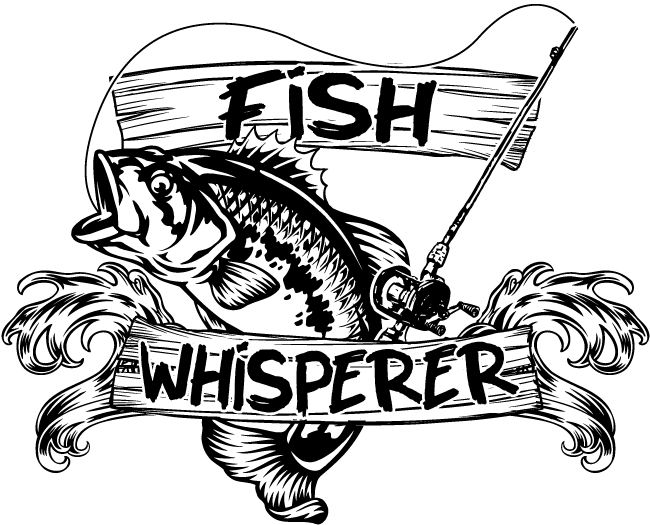 Fish Whisperer Fishing Humor Funny Rod Lures Boat Fisherman - Illustration Transparent PNG - 741x726 - Free Download on - Fish Transparent PNG Free Download