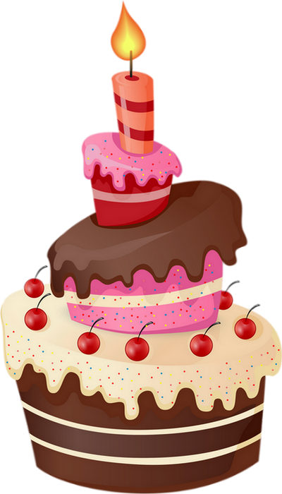 Cake Clipart, Food Clipart, Birthday Clipart, Birthday - Happy Birthday: Celebration And Memory Book - Free Transparent PNG Clipart Images Download. - Food Transparent PNG Free Download