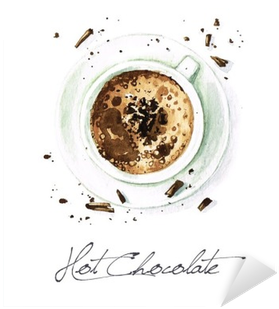Watercolor Food Painting - Hot Chocolate Watercolor Paintings Transparent PNG - 400x400 - Free Download on - Food Transparent PNG Free Download