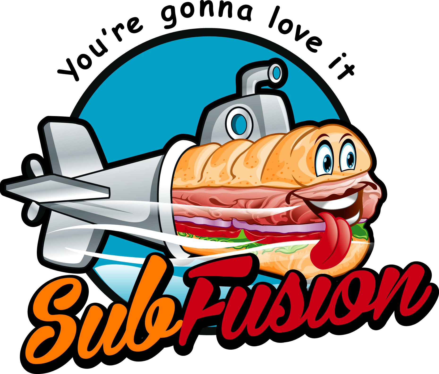 A Submarine Sandwich Coming Our Of A Plane - Sub Fusion Food Truck - Free Transparent PNG Clipart Images Download. - Food Transparent PNG Free Download