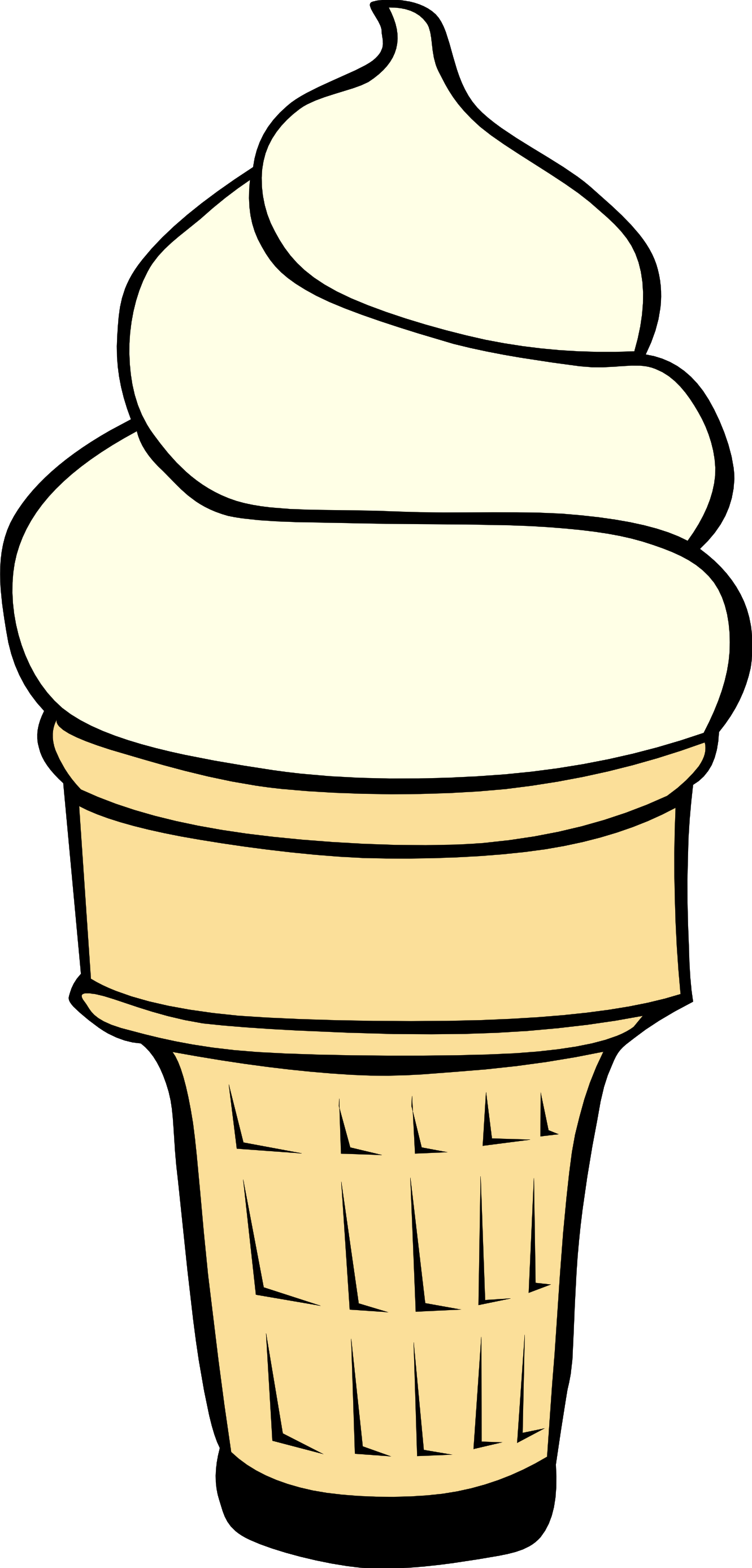 Clipart Food Ice Cream - Vanilla Ice Cream Clipart Transparent PNG - 1154x2400 - Free Download on - Food Transparent PNG Free Download