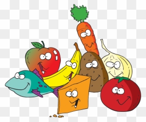 Cartoon Healthy Lunch Food Clipart - Fruit & Vegetables Clipart - Free Transparent PNG Clipart Images Download. - Food Transparent PNG Free Download