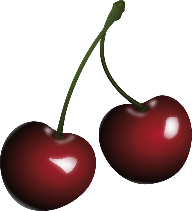 Cherries Fruit Red Sweet Delicious Healthy Food - Black Cherry Clipart - Free Transparent PNG Clipart Images Download. - Food Transparent PNG Free Download