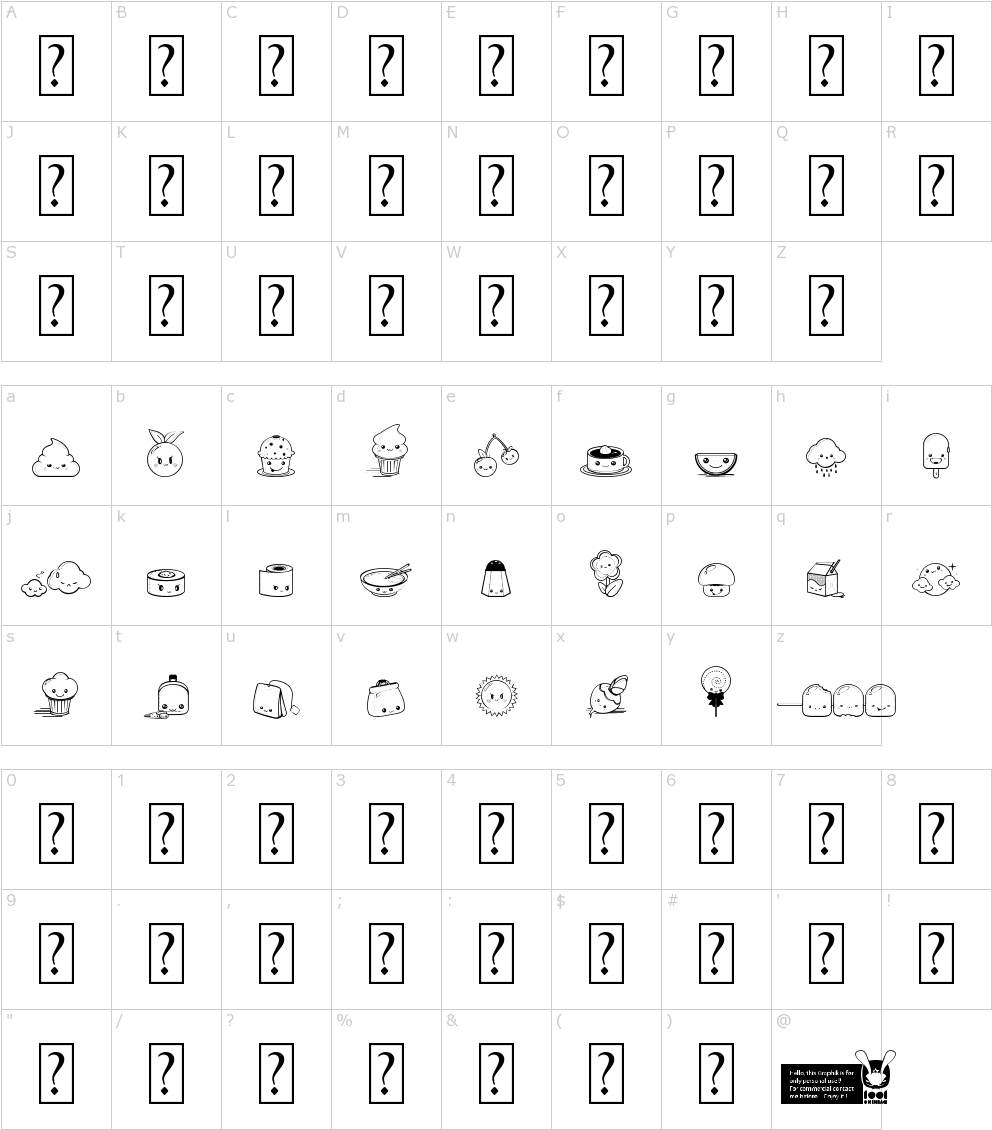 Kawaii Food Font - Alfabeto Do Xarpi Transparent PNG - 1000x1150 - Free Download on - Food Transparent PNG Free Download