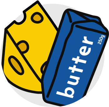 Kids Get A Lot Of Their Sat Fat From - Food - Free Transparent PNG Clipart Images Download. - Food Transparent PNG Free Download