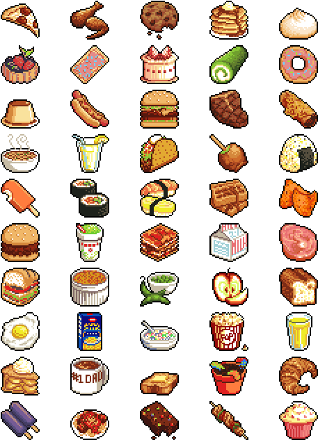 Tumblr Mqvv1yeov61rcwe1ro1 500 500×652 Pixels - Food Pixel Art - Free Transparent PNG Clipart Images Download. - Food Transparent PNG Free Download