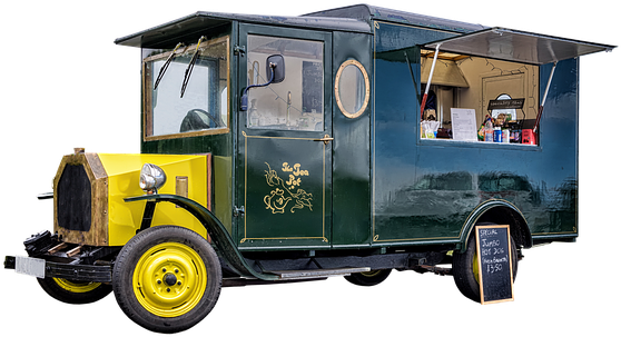 Classic Car Clipart Transparent - Food Truck Old Png - Free Transparent PNG Clipart Images Download. - Food Transparent PNG Free Download