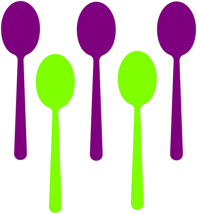 Spoons Cutlery Eating Sign Symbol Restaurant Food - Set Of Spoon Clipart - Free Transparent PNG Clipart Images Download. - Food Transparent PNG Free Download
