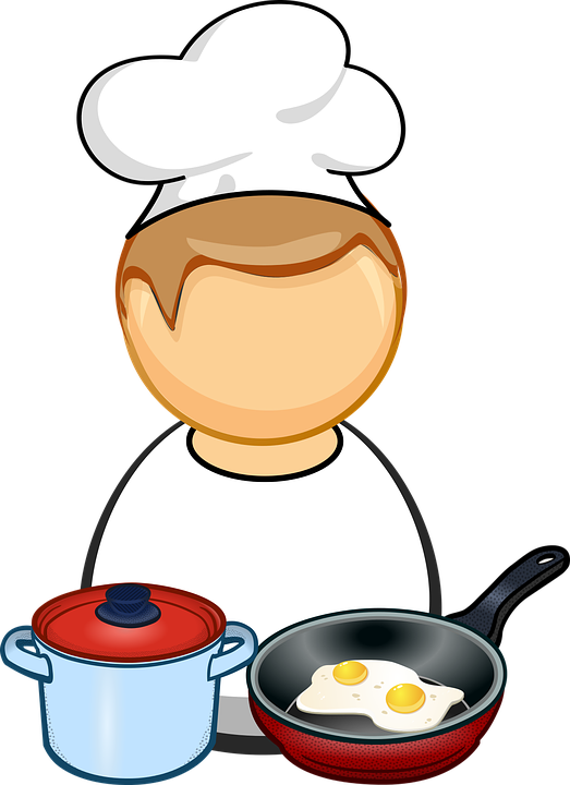 Comic Characters Cook Cooking Egg Food Fry - Pan Cooking Clipart - Free Transparent PNG Clipart Images Download. - Food Transparent PNG Free Download