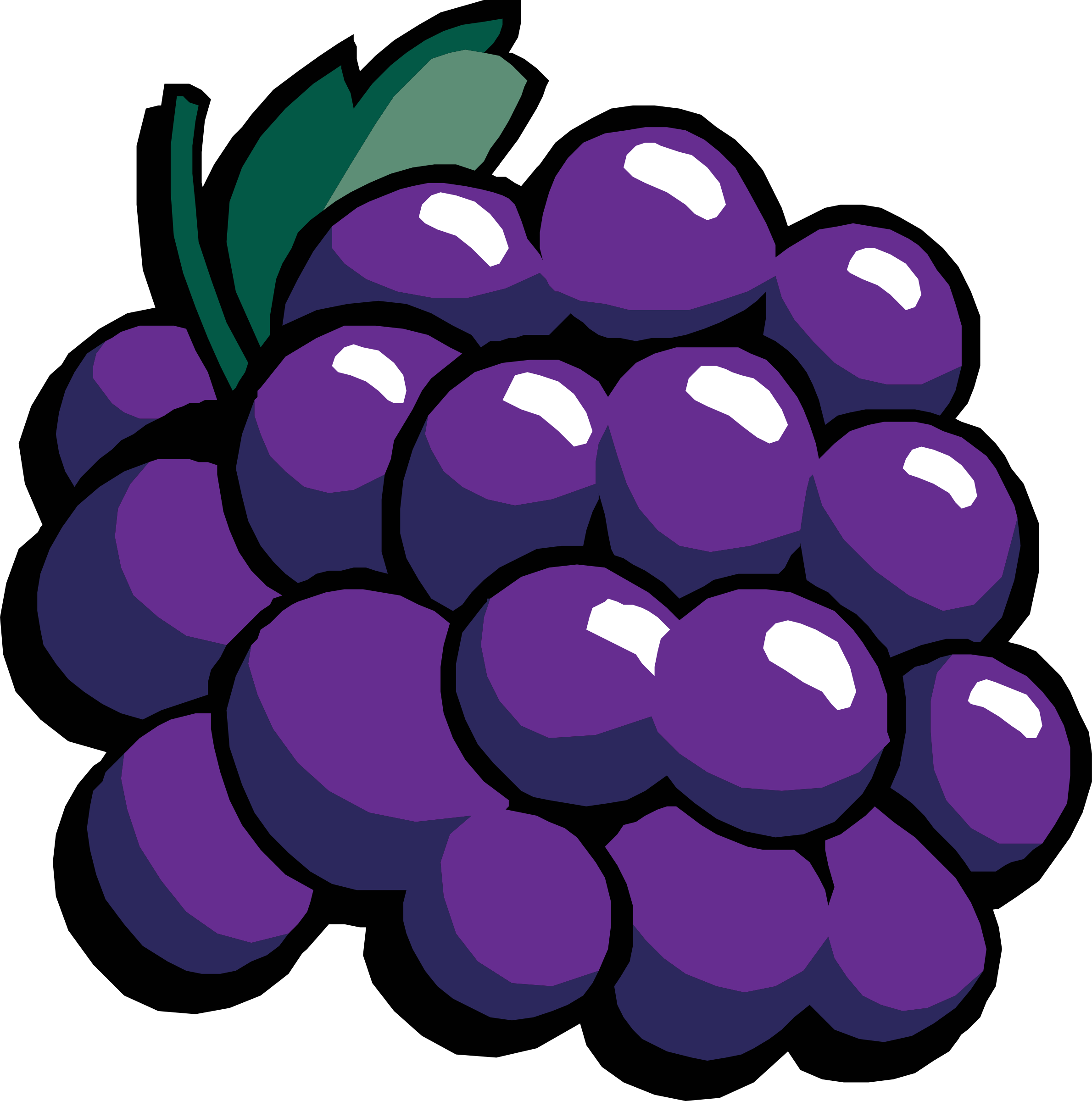 Green, Food, Fruit, Wine, Grapes, Cartoon, Purple - Grapes Clipart - Free Transparent PNG Clipart Images Download. - Food Transparent PNG Free Download