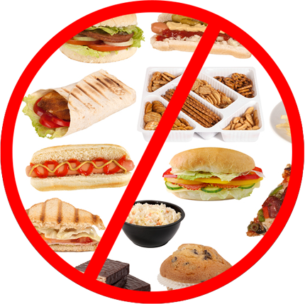 Transparent Images Wallpaper Cover - No Fast Food Png Transparent PNG - 430x429 - Free Download on - Food Transparent PNG Free Download