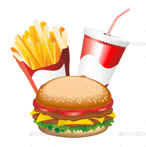 Fast Food Hamburger Fries And Drink Menu Preview Png - Fast Food Hamburger Fries And Drink Pillow Case - Free Transparent PNG Clipart Images Download. - Food Transparent PNG Free Download
