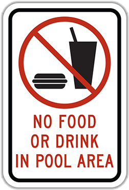 Me4pbc5eqsnxt5gi7jpralg Jpg - No Food Or Drink In Pool Area (0" - Free Transparent PNG Clipart Images Download. - Food Transparent PNG Free Download