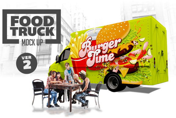 40 Best Van Mockup Psd For Delivery Vans Branding Layerbag - Food Truck Graphics Design - Free Transparent PNG Clipart Images Download. - Food Transparent PNG Free Download