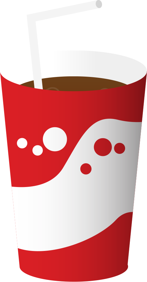 View Soda Clipart - Fast Food Drink Clipart Transparent PNG - 497x953 - Free Download on - Food Transparent PNG Free Download