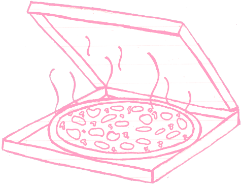 Pizza, Food, And Pink Image - Png Tumblr Transparent Pizza Transparent PNG - 491x376 - Free Download on - Food Transparent PNG Free Download