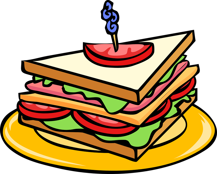 Snack Clipart Free Food - Sandwich Clipart - Free Transparent PNG Clipart Images Download. - Food Transparent PNG Free Download