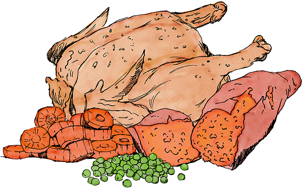 Grain Free Puppy Food Chicken With Sweet Potato Carrots - Food - Free Transparent PNG Clipart Images Download. - Food Transparent PNG Free Download