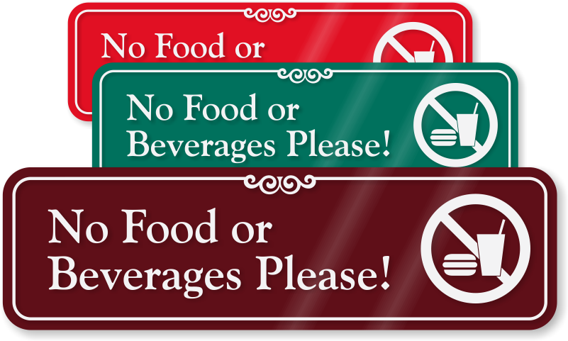 Please No Food Or Drink Clipart - No Smoking On Church Grounds - Free Transparent PNG Clipart Images Download. - Food Transparent PNG Free Download