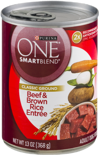 Purina One® Smartblend Adult Dog Food Classic Ground - Purina One Smartblend Classic Ground Beef & Brown Transparent PNG - 600x600 - Free Download on - Food Transparent PNG Free Download