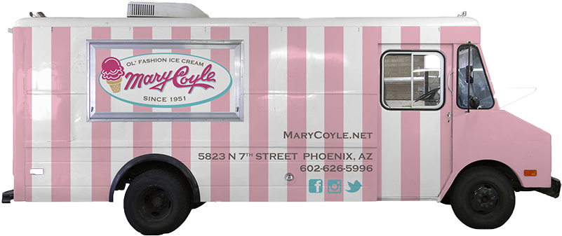The Mary Coyle Ice Cream Truck - Desert Food Truck Names Transparent PNG - 900x450 - Free Download on - Food Transparent PNG Free Download