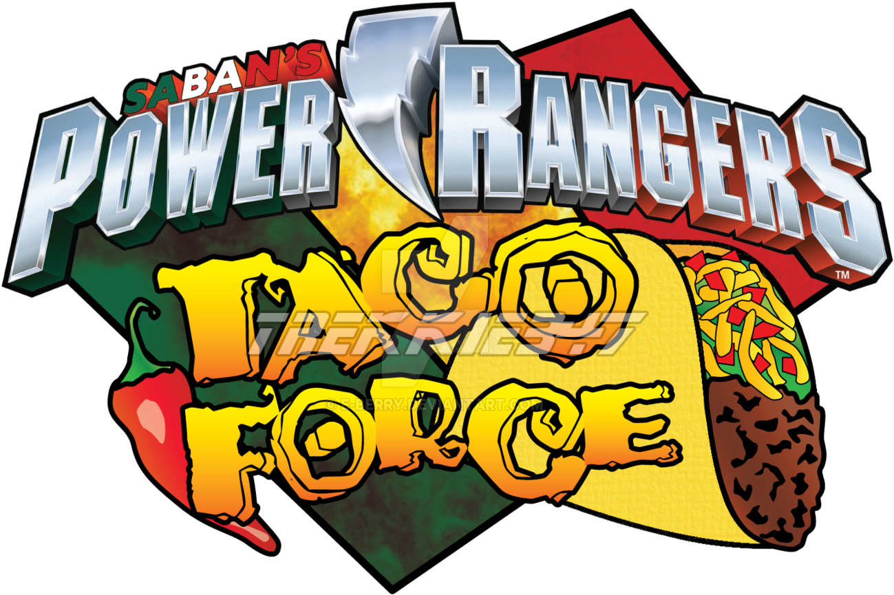 Power Rangers Taco Force Logo By E-berry - Power Rangers Food Force - Free Transparent PNG Clipart Images Download. - Food Transparent PNG Free Download