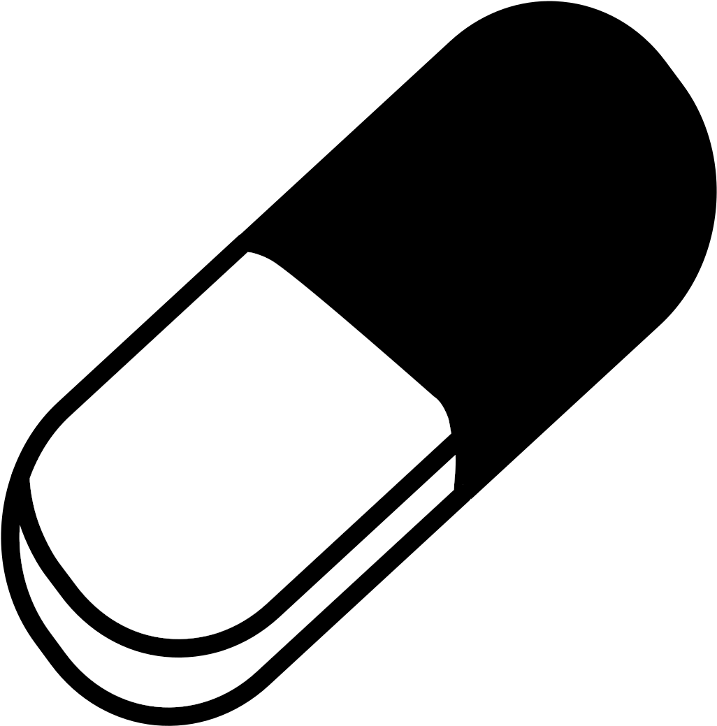 The Reality Is If A Nutrition Is Bad And You Consume - Pill Clipart Black And White - Free Transparent PNG Clipart Images Download. - Food Transparent PNG Free Download